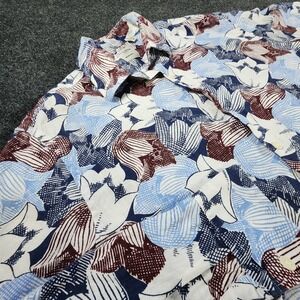 Baird McNutt Murano Men's 100%‎ Linen Floral Slim Fit Long Sleeve Shirt Medium